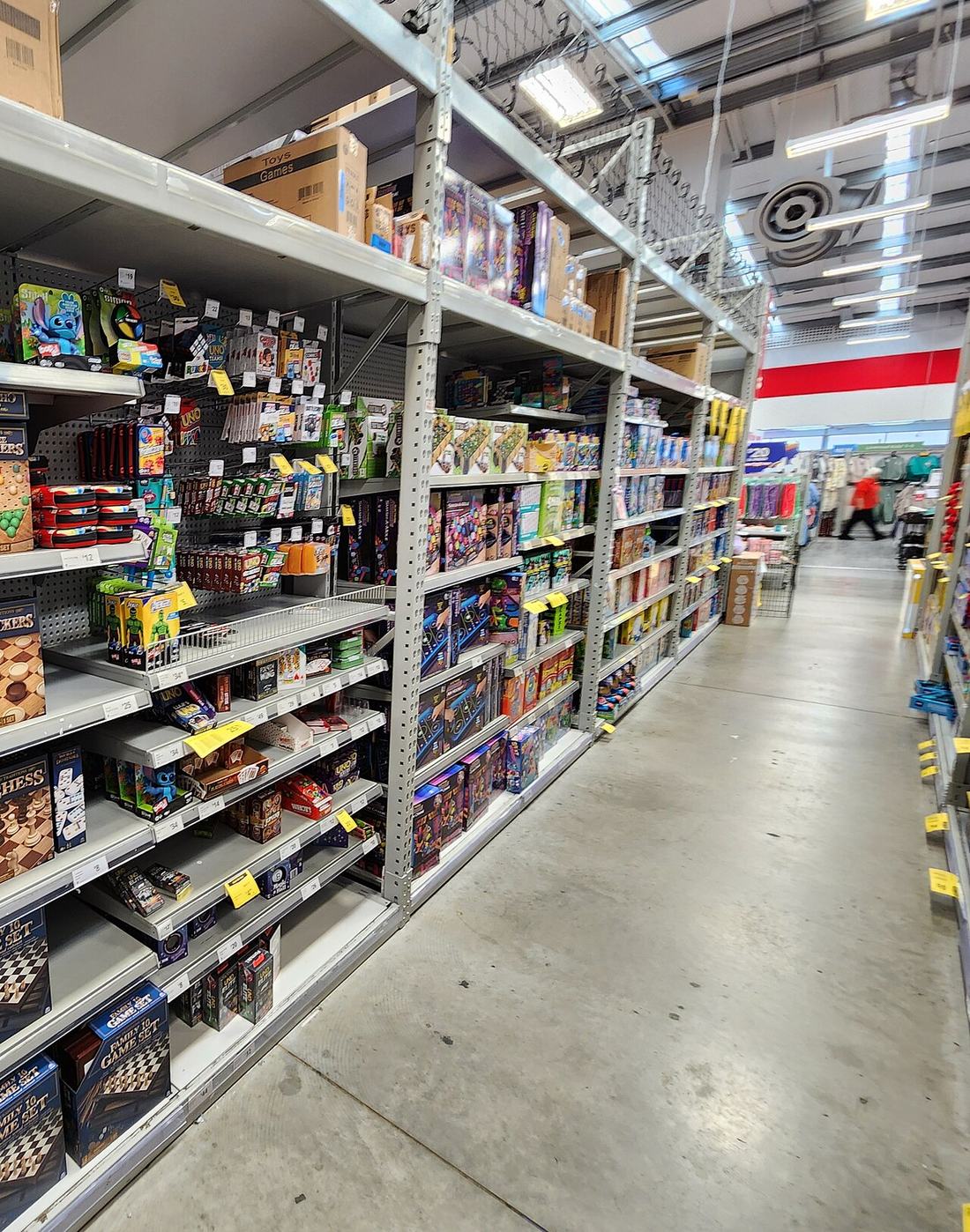 Warehouse aisles