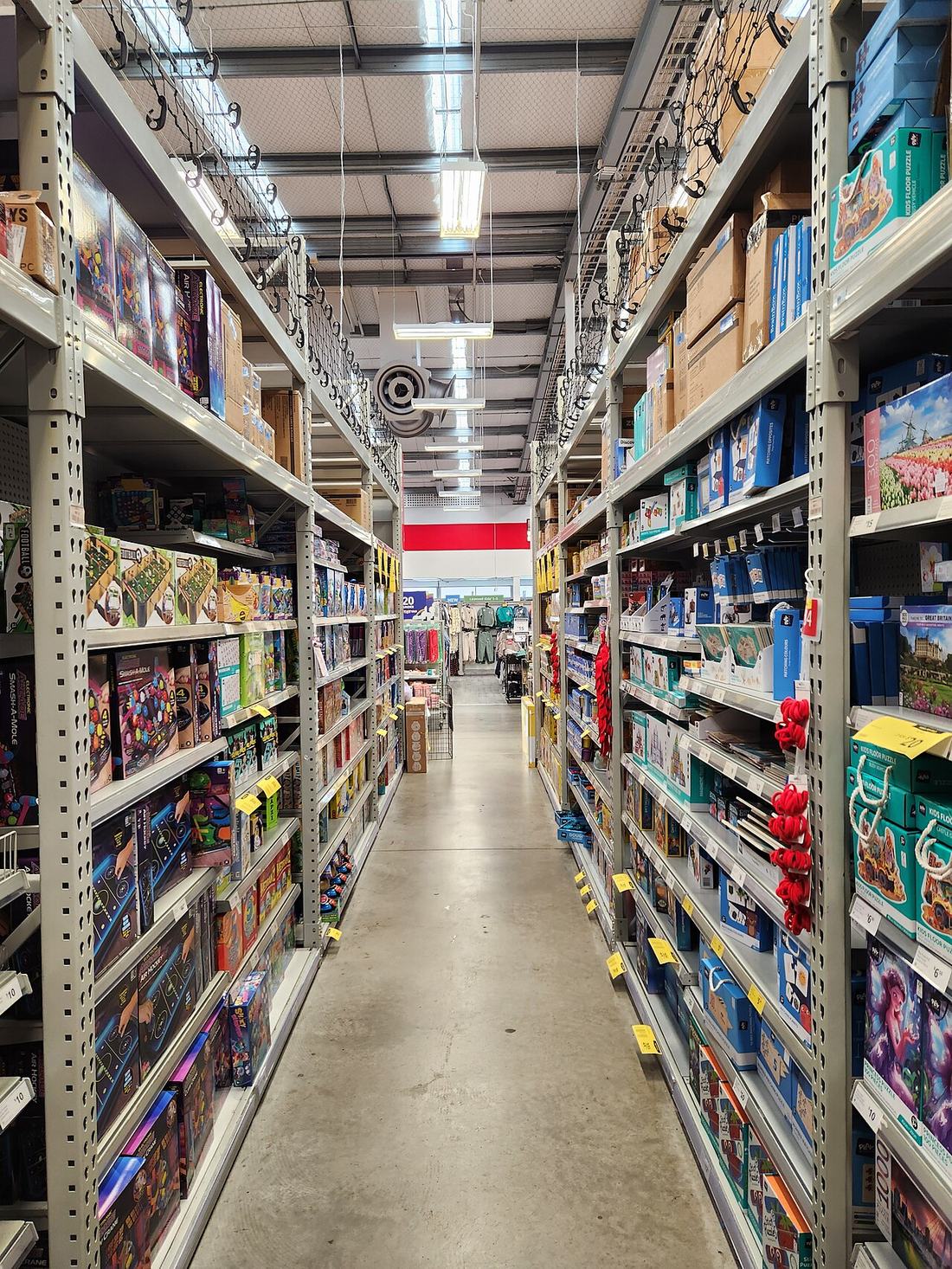 Warehouse aisles
